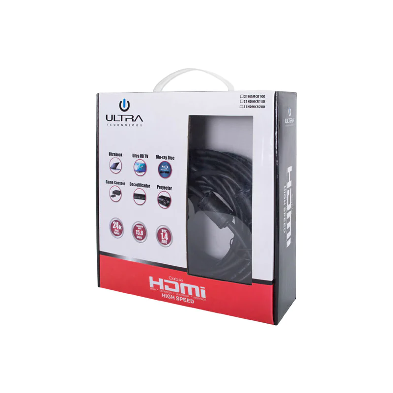 Cable HDMI 15 Metros Negro